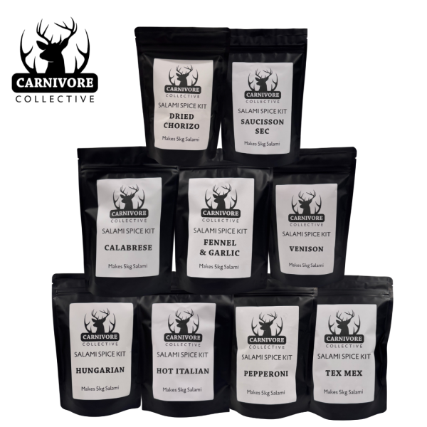 Carnivore Collective Salami Spice Kits - 5kg Batch Various Flavours