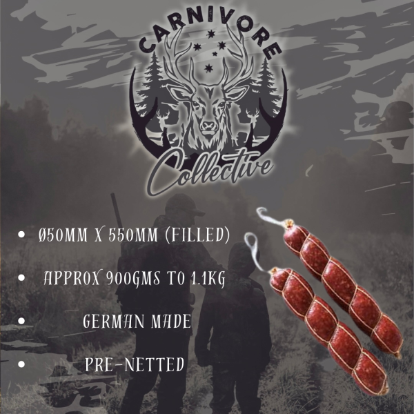 Carnivore Collective Netted Salami Casings 50mm x 550mm