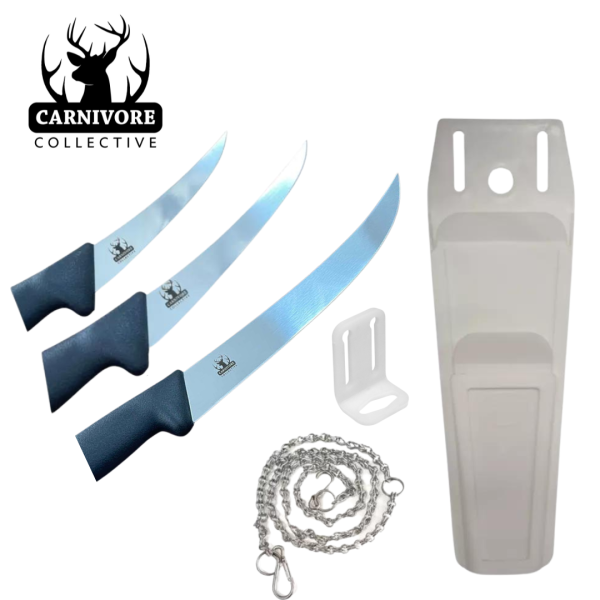 Carnivore Collective Triple Knife Butcher Set